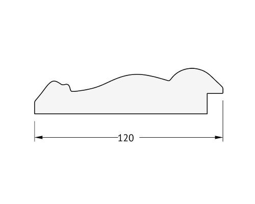 Зеркало Evoform Octagon 83х83 в багетной раме - Состаренная бронза с орнаментом 120 мм