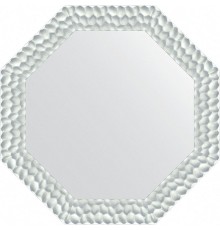 Зеркало Evoform Octagon 77х77 в багетной раме - Перламутровые дюны 89 мм