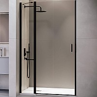 Душевая дверь RGW Leipzig LE-004-B 120 351200412-14 профиль Черный стекло прозрачное