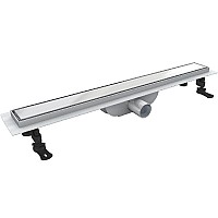 Душевой лоток RGW Drain Leo-41-80 60214180-01 с решеткой Хром / под плитку