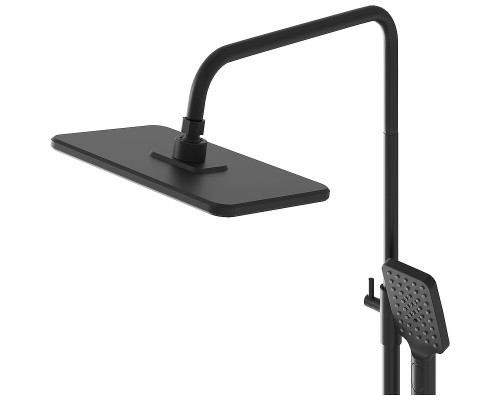 Душевая система Grossman Style 500.K35.05.210 Черная матовая