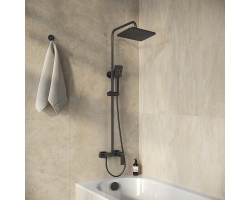 Душевая система Grossman Style 500.K35.05.210 Черная матовая