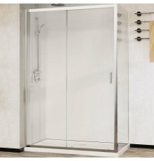 Душевой уголок Vincea City 110x90 VSR-5CT9011CL профиль Хром стекло прозрачное