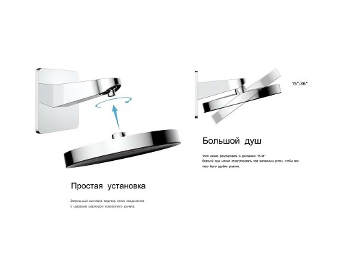 Душевая система Vincea Inspire VSFW-3I21MT3RGM с термостатом Вороненая сталь
