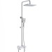 Душевая система Rose R27F Белая Хром