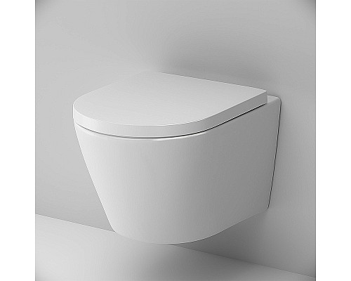 Комплект унитаза с инсталляцией AM.PM Sense FlashClean IS90201.741701 с сиденьем Микролифт и Белой глянцевой клавишей смыва