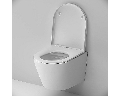 Комплект унитаза с инсталляцией AM.PM Sense FlashClean IS90201.741701 с сиденьем Микролифт и Белой глянцевой клавишей смыва