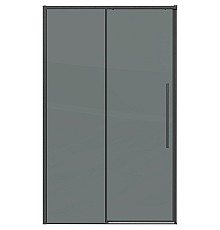 Душевая дверь Grossman Galaxy 110 100.K33.01.110.42.10 профиль Графит сатин стекло тонированное