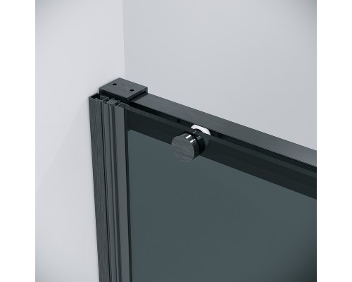 Душевая дверь Grossman Galaxy 110 100.K33.01.110.42.10 профиль Графит сатин стекло тонированное