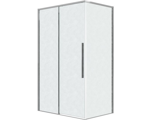 Душевая стенка Grossman Galaxy 80 200.K33.01.80.10.02 профиль Хром стекло шиншилла