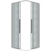 Душевой уголок Grossman Galaxy 100х100 300.K33.01.1010.10.02 профиль Хром стекло шиншилла