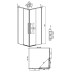 Душевой уголок Grossman Galaxy 100х100 300.K33.01.1010.10.02 профиль Хром стекло шиншилла