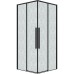Душевой уголок Grossman Galaxy 90х90 300.K33.01.9090.21.02 профиль Черный матовый стекло шиншилла
