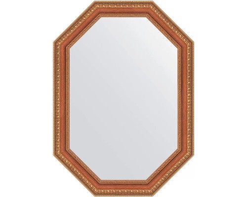 Зеркало Evoform Octagon 51х71 BY 7053 в багетной раме - Бронзовые бусы на дереве 60 мм