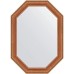 Зеркало Evoform Octagon 51х71 BY 7053 в багетной раме - Бронзовые бусы на дереве 60 мм