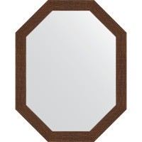 Зеркало Evoform Octagon 72x92 в багетной раме - Мозаика античная медь 70 мм