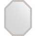 Зеркало Evoform Octagon 68x88 в багетной раме - Мозаика хром 46 мм
