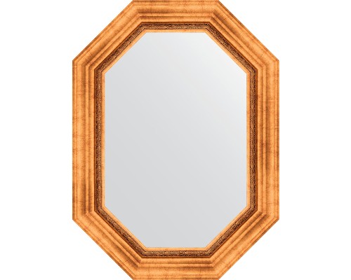 Зеркало Evoform Octagon 56x76 BY 7161 в багетной раме - Римское золото 88 мм