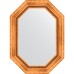 Зеркало Evoform Octagon 56x76 BY 7161 в багетной раме - Римское золото 88 мм