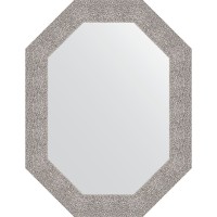 Зеркало Evoform Octagon 66x86 BY 7187 в багетной раме - Чеканка серебряная 90 мм