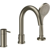 Смеситель на борт ванны Gessi Emporio Via tortona Никель брашированный