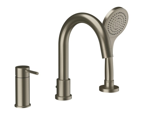 Смеситель на борт ванны Gessi Emporio Via tortona Никель брашированный