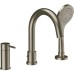 Смеситель на борт ванны Gessi Emporio Via tortona Никель брашированный
