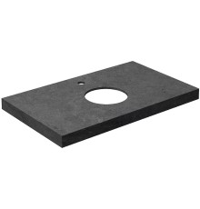 Столешница под раковину Kerama Marazzi Canaletto Роверелла 80 CN80.DL501320R Серая темная матовая