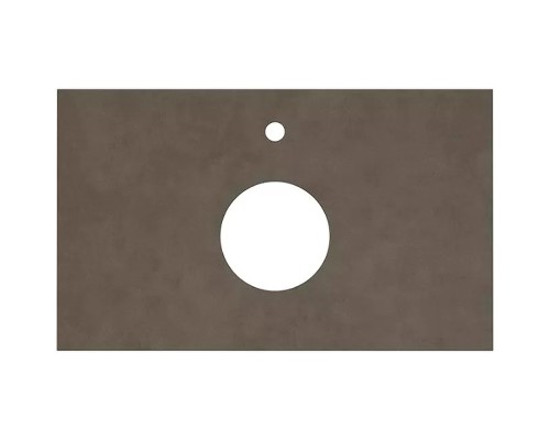Столешница под раковину Kerama Marazzi Canaletto Про Чементо 80 Коричневая темная матовая