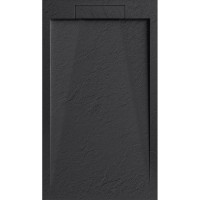 Душевой поддон из искусственного камня Esbano Luxe ESP-LX128B 120x80 ESPLX 128B Черный матовый