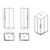 Душевая кабина Esbano Muse ESM-108CKR 100x80 L без гидромассажа
