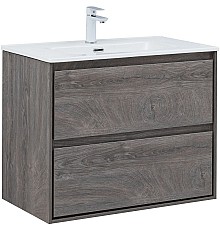 Тумба под раковину Aquanet Милан 80 336374 подвесная Дуб рошелье