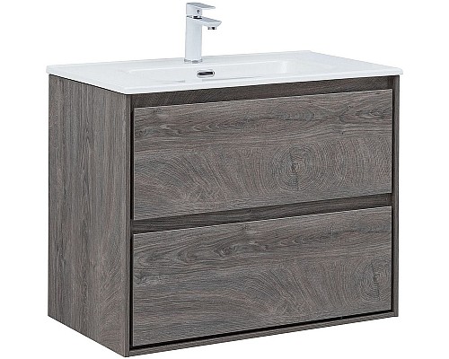 Тумба под раковину Aquanet Милан 80 336374 подвесная Дуб рошелье