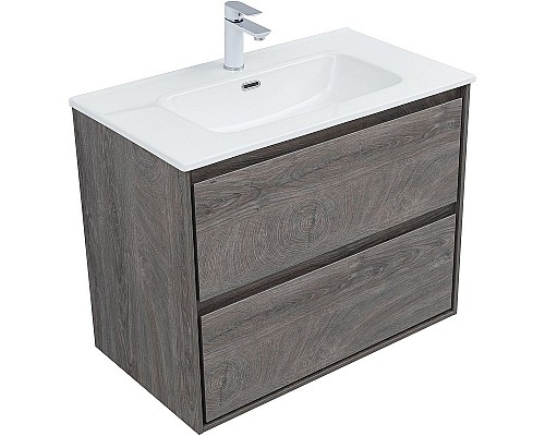 Тумба под раковину Aquanet Милан 80 336374 подвесная Дуб рошелье