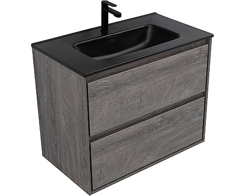 Тумба под раковину Aquanet Милан 80 336374 подвесная Дуб рошелье