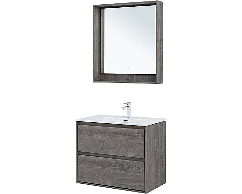 Тумба под раковину Aquanet Милан 80 336374 подвесная Дуб рошелье