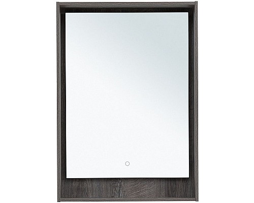Зеркало Aquanet Милан 60 336393 с подсветкой Дуб рошелье с сенсорным выключателем