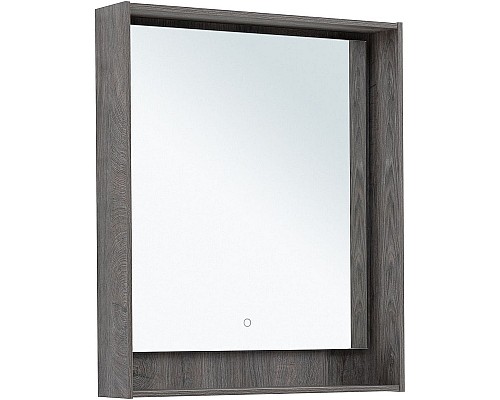 Зеркало Aquanet Милан 70 336394 с подсветкой Дуб рошелье с сенсорным выключателем