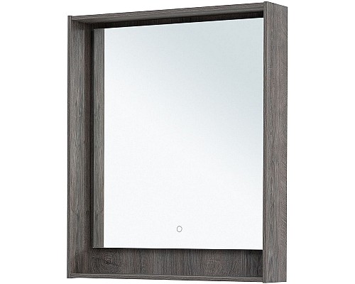 Зеркало Aquanet Милан 70 336394 с подсветкой Дуб рошелье с сенсорным выключателем