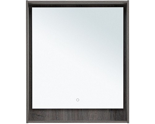 Зеркало Aquanet Милан 70 336394 с подсветкой Дуб рошелье с сенсорным выключателем