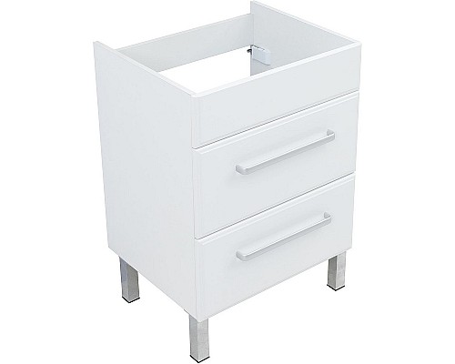 Тумба под раковину Aquanet Лукка 58 302396 подвесная Белая глянцевая