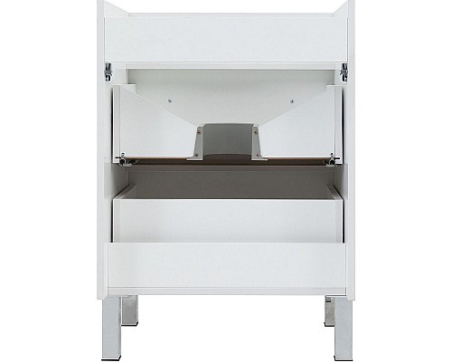 Тумба под раковину Aquanet Лукка 58 302396 подвесная Белая глянцевая