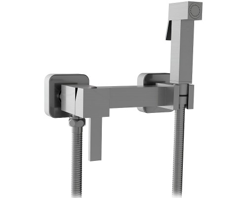 Гигиенический душ со смесителем CeramaLux DBS/008 Оружейная сталь