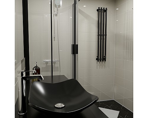 Электрический полотенцесушитель Altasan Арго 120х21 Арго12021ЧМ Черный муар