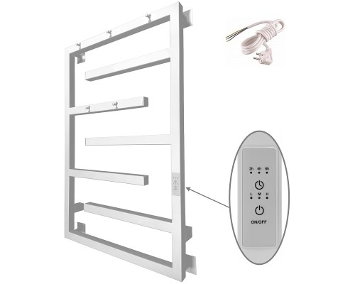 Электрический полотенцесушитель Altasan ЛабиринтПроф 80x50 ЛабиринтПроф5кр8050БМ Белый матовый