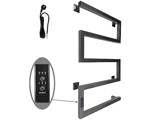 Электрический полотенцесушитель Altasan ШалимарПроф 80x50 ШалимарПроф8050Г Графит