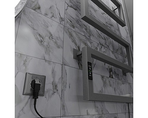 Электрический полотенцесушитель Altasan ШалимарПроф 80x50 ШалимарПроф8050Г Графит