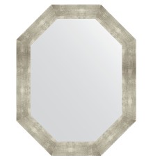 Зеркало Evoform Polygon 96х76 в багетной раме - Алюминий 90 мм