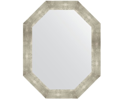 Зеркало Evoform Polygon 96х76 в багетной раме - Алюминий 90 мм