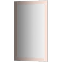 Зеркало Evoform Style 100x60 с зеркальным обрамлением - цвет Бронза